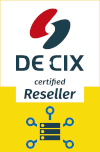 Company logo, company name:DE-CIX Reseller_Signet